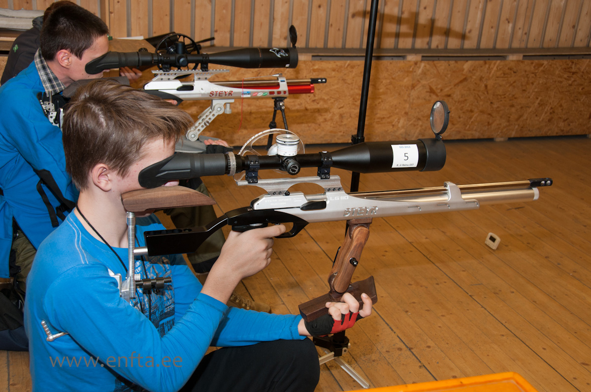 Rein Jr Reinu - Steyr LG 110 Field Target, Nikko Stirling Targetmaster 10-50x60